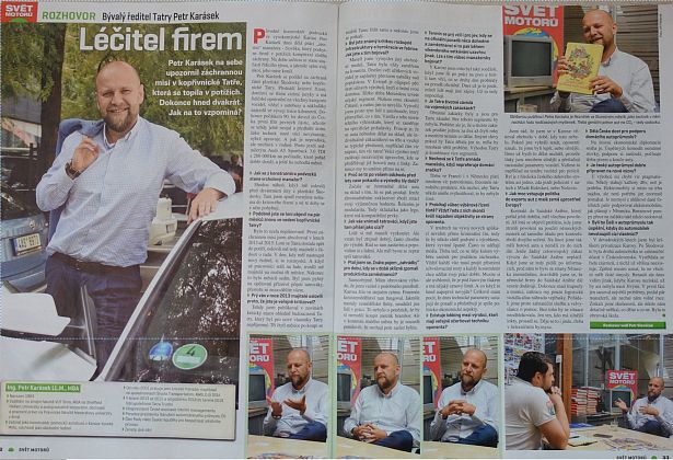 Rozhovor s Petrem Karáskem ve Světě motorů