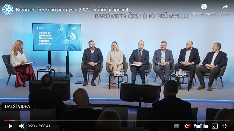P. Karásek v debatě osobností BAROMETR ČESKÉHO PRŮMYSLU
