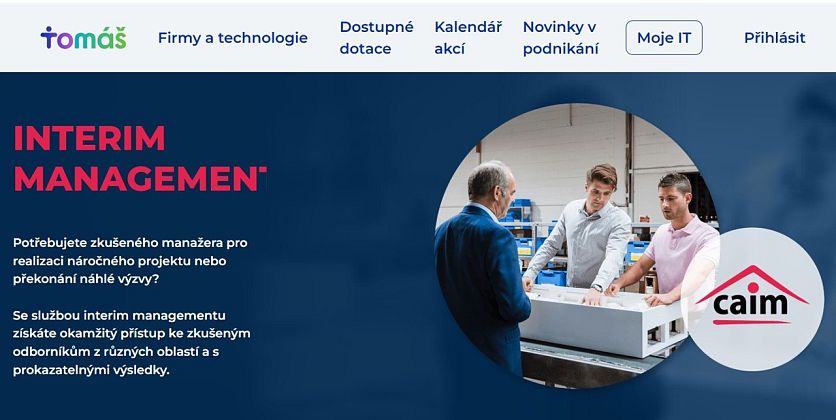 Spolupráce s HK na platformě TOMÁŠ