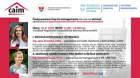Seminář CAIM: Specifické komunikační dovednosti manažerů