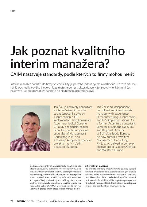 CAIM v médiích - 2.Q 2026