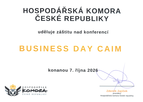 Připravujeme IV. BUSINESS DEN CAIM